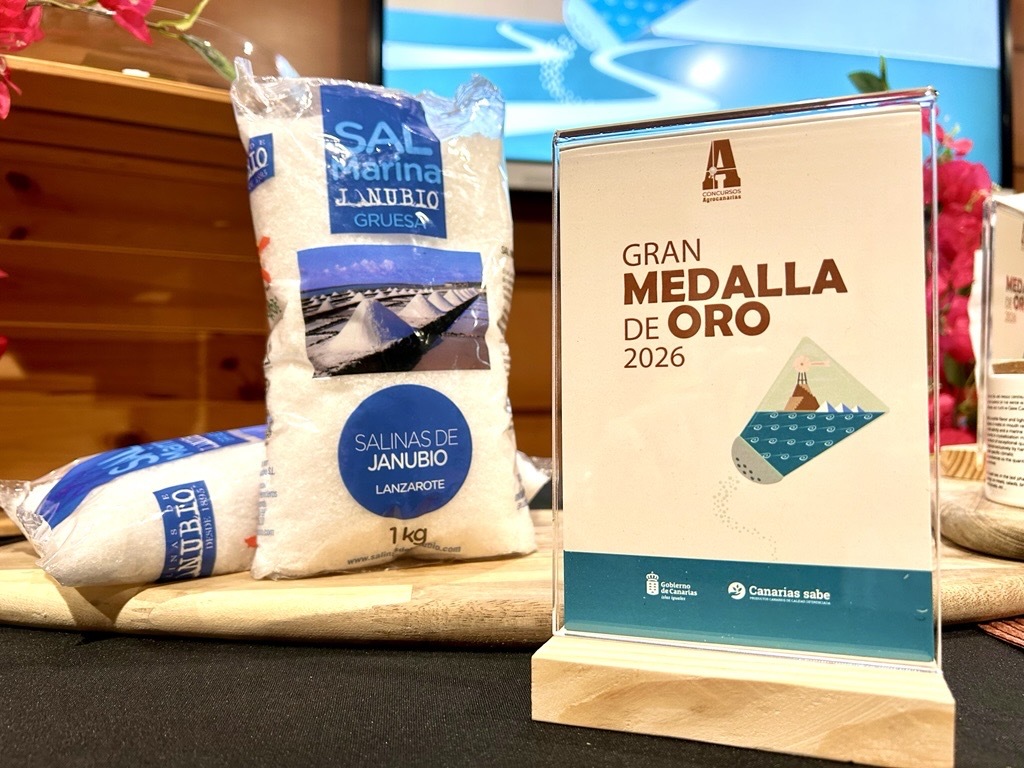 Gran Medalla de Oro Concurso Oficial de Sal Marina Agrocanarias 2026